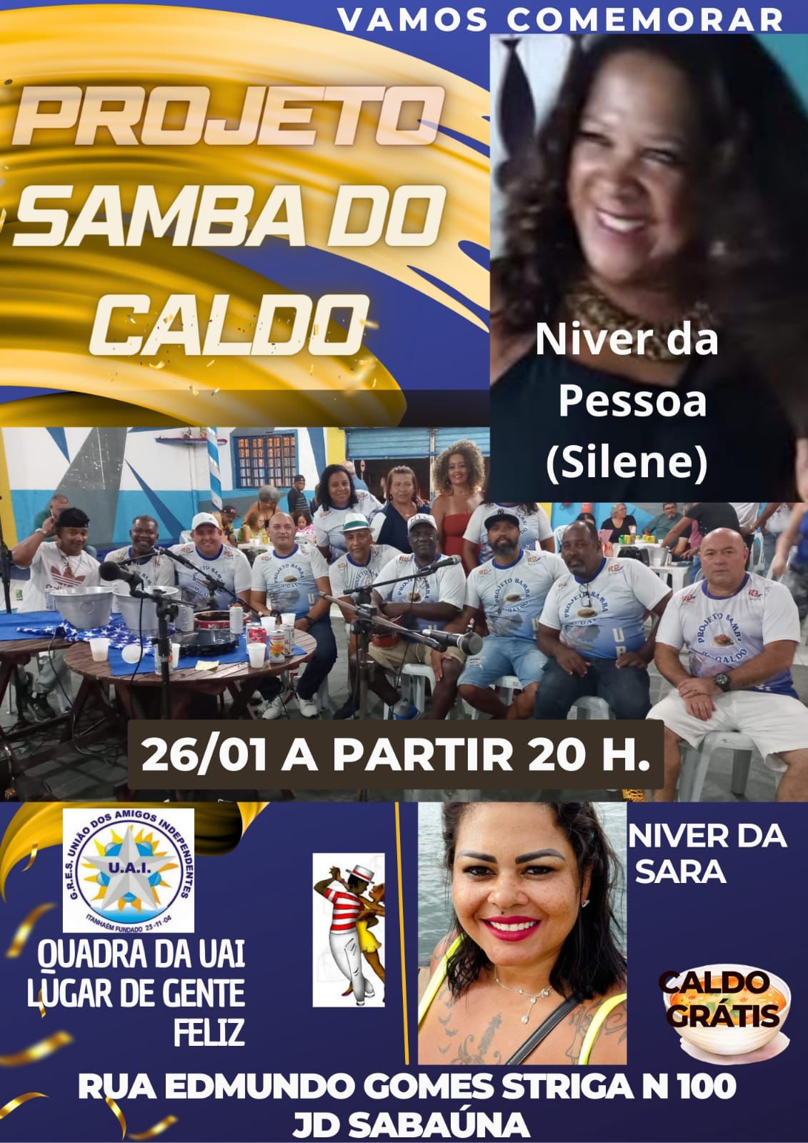 Projeto Samba do Caldo na UAI