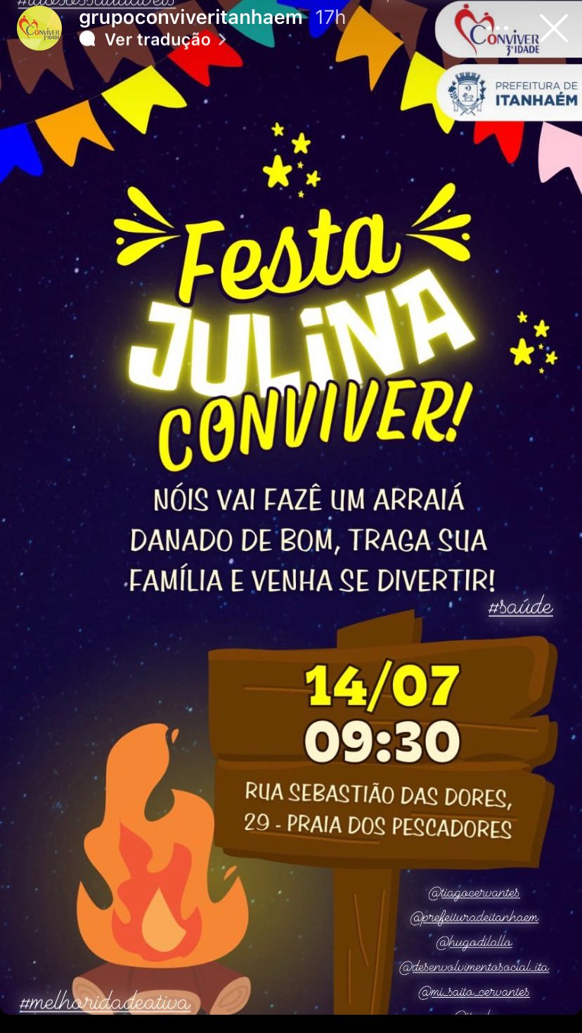 FESTA JULINA CONVIVER