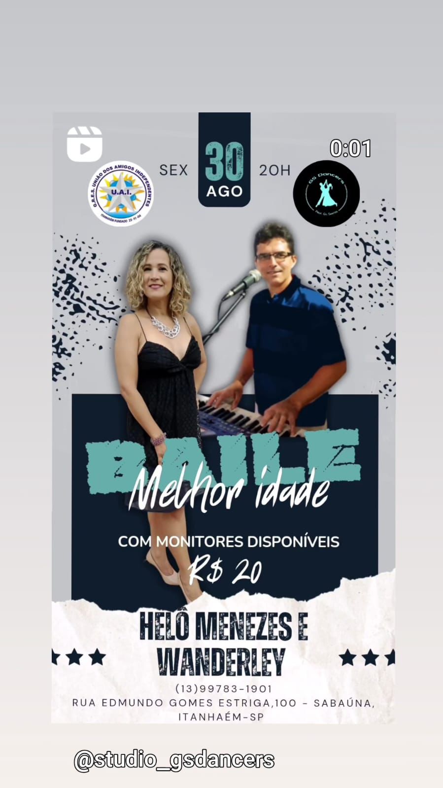 BAILE DA MELHOR IDADE UAI