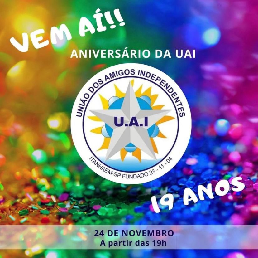 Festa de aniversário UAI - 19 anos