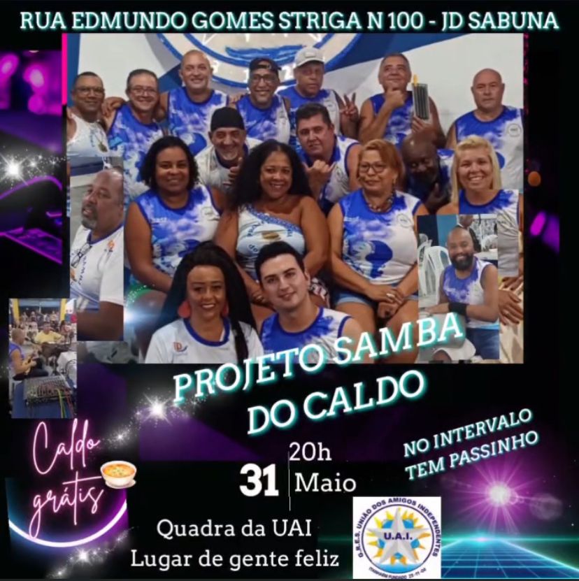 Projeto Samba do Caldo na UAI