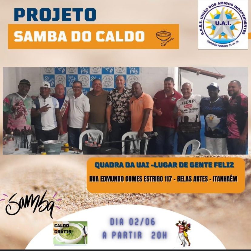 Projeto Samba do Caldo na UAI