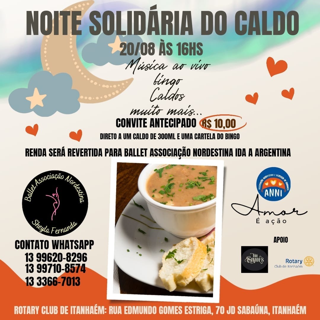 Noite Solidária do Caldo