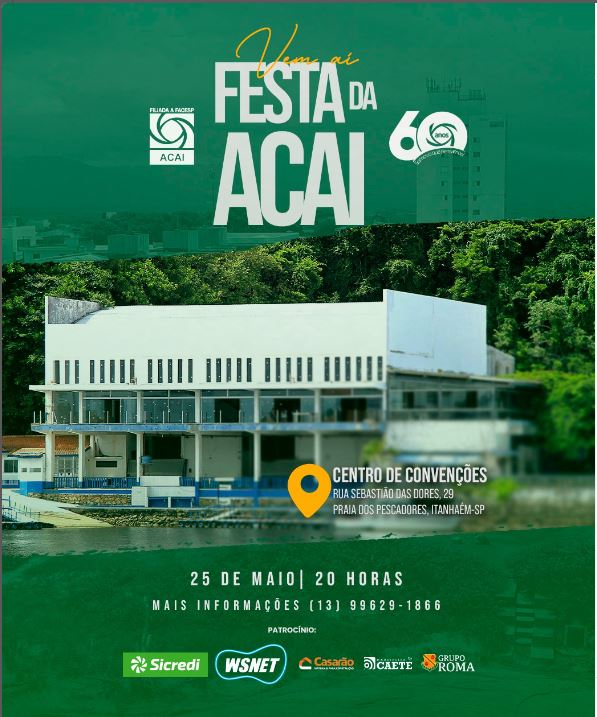 Festa de 60 anos - ACAI Itanhaém