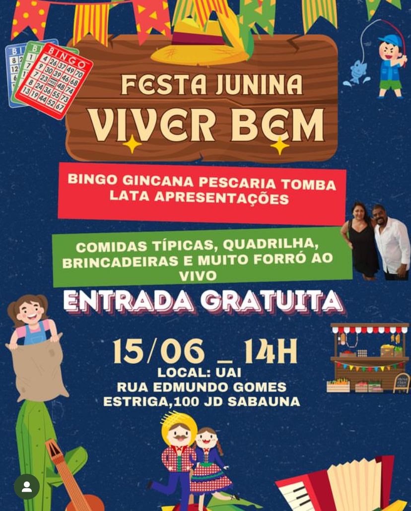 Festa Junina - Viver bem