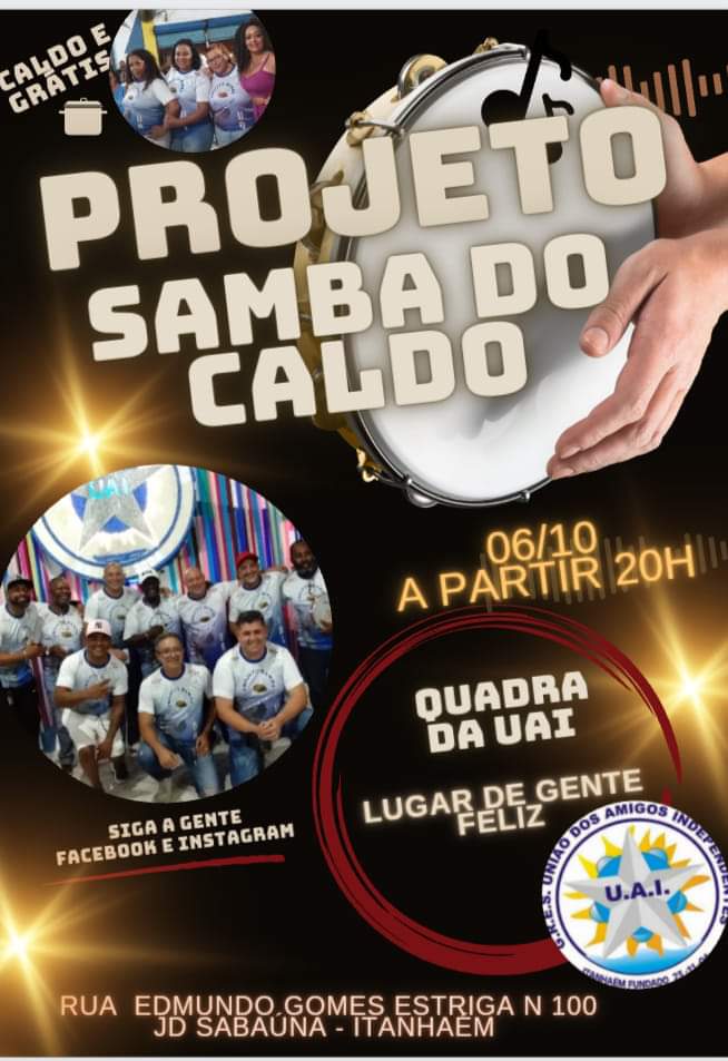 Projeto Samba do Caldo na UAI