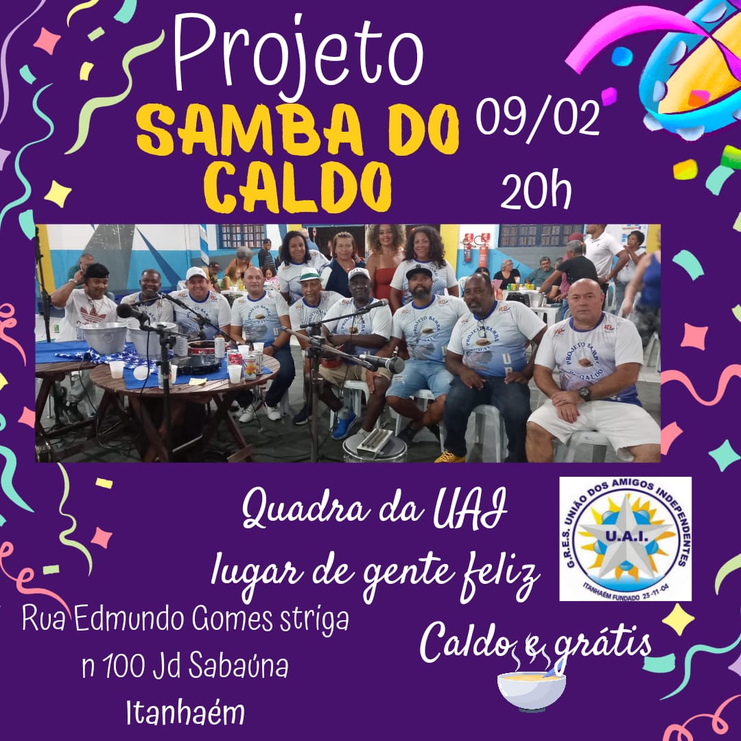 Projeto Samba do Caldo na UAI