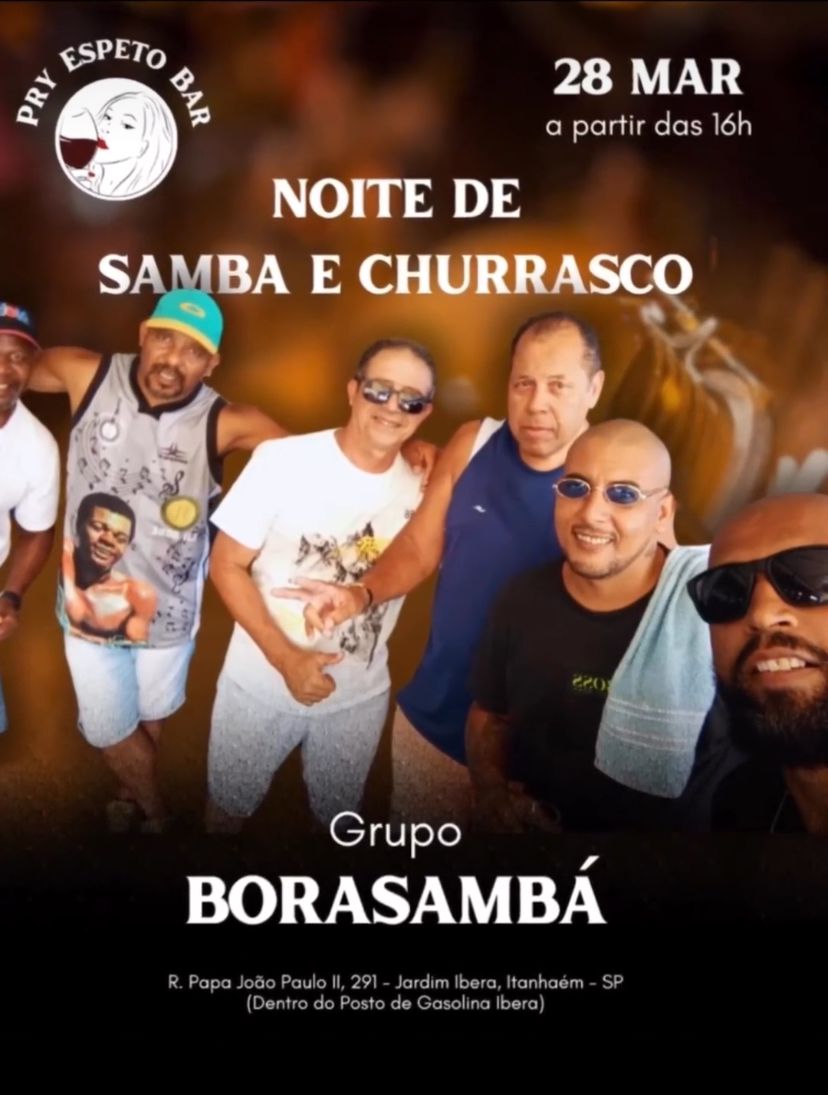 Noite de Samba e Churrasco na Pry Espeto Bar