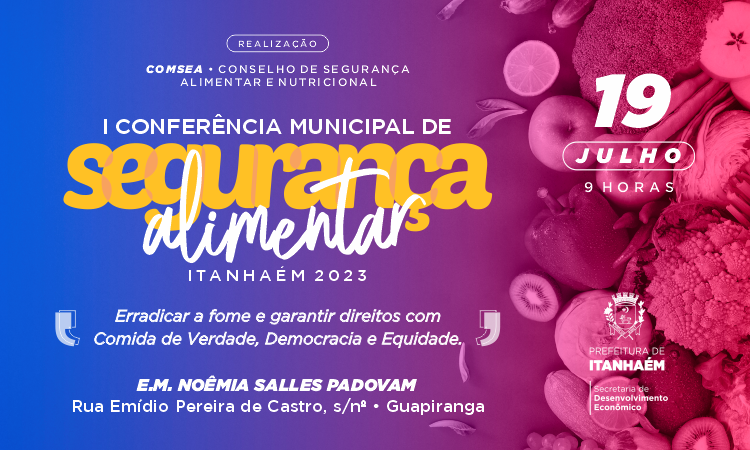 1ª Conferência Municipal de Segurança Alimentar