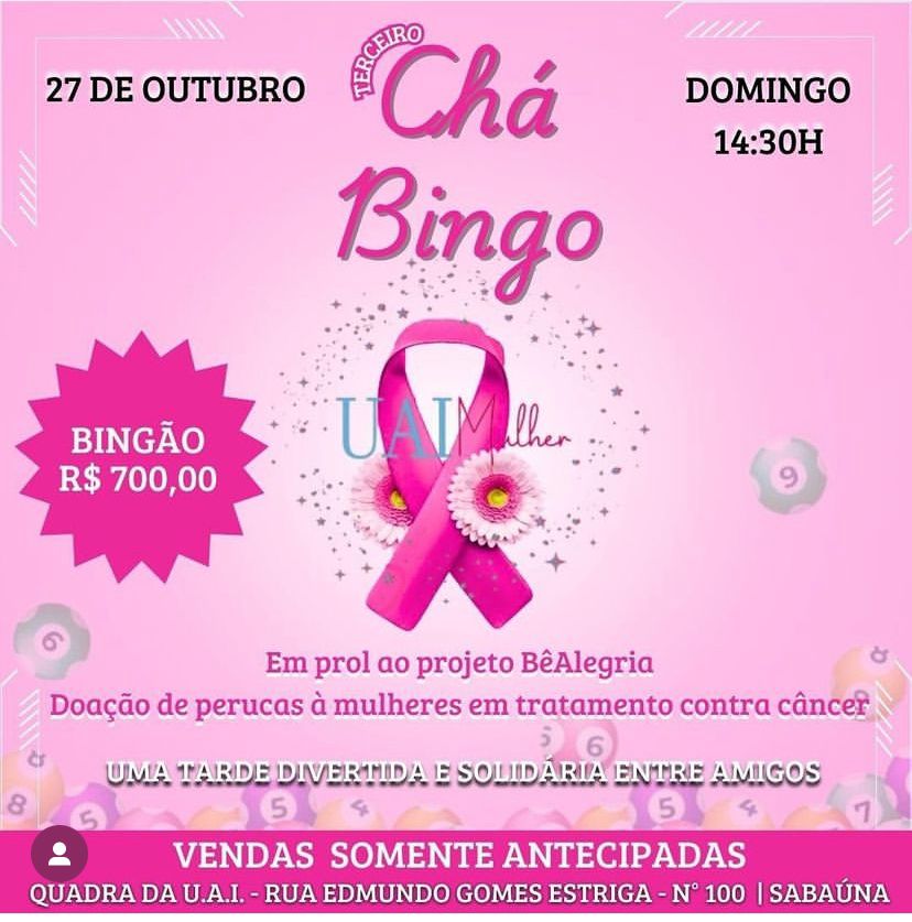 Chá bingo - UAI