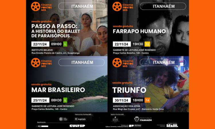 Sessões de Cinema do Pontos Mis para Novembro