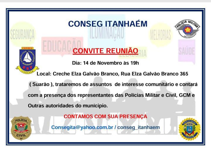 CONSEG - Conselho Comunitário de Segurança