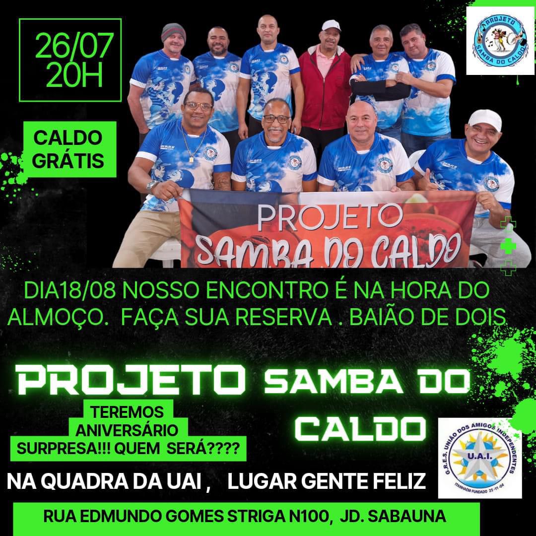 Projeto Samba do Caldo - UAI