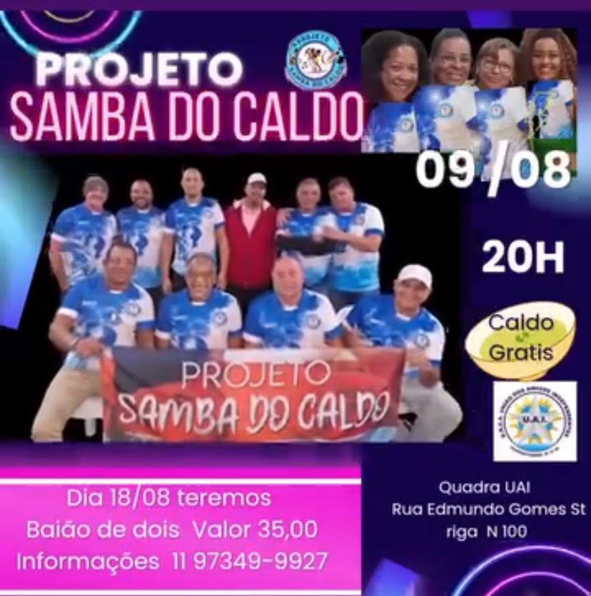 Projeto Samba do Caldo na UAI