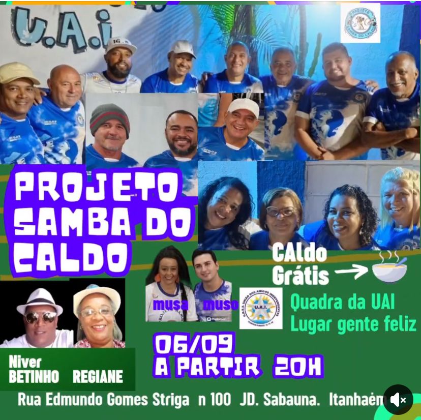 Projeto Samba do Caldo na UAI