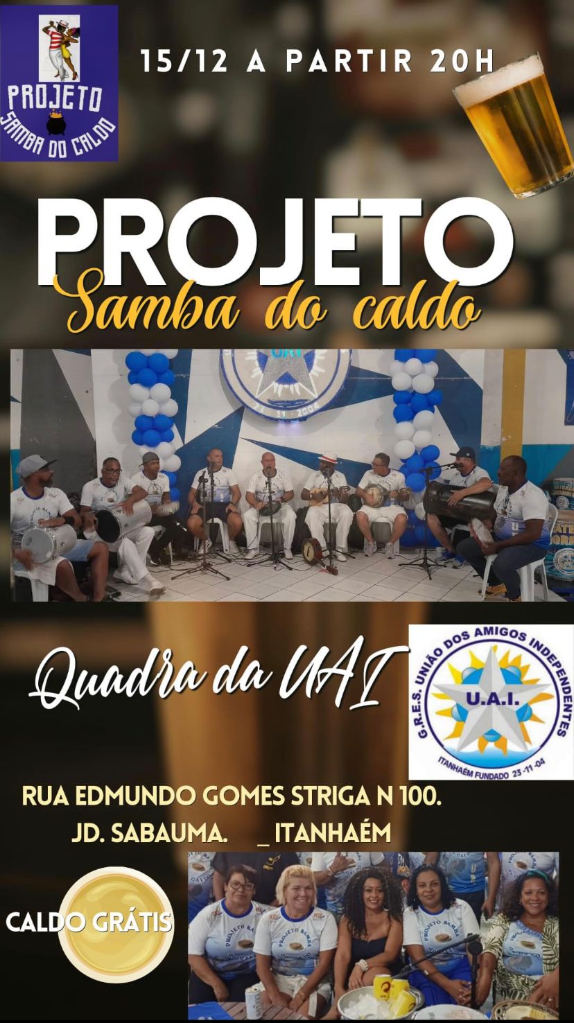 Projeto Samba do Caldo na UAI