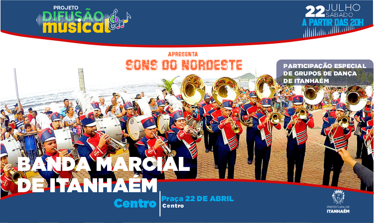 Banda Marcial de Itanhaém apresenta “Sons do Nordeste”