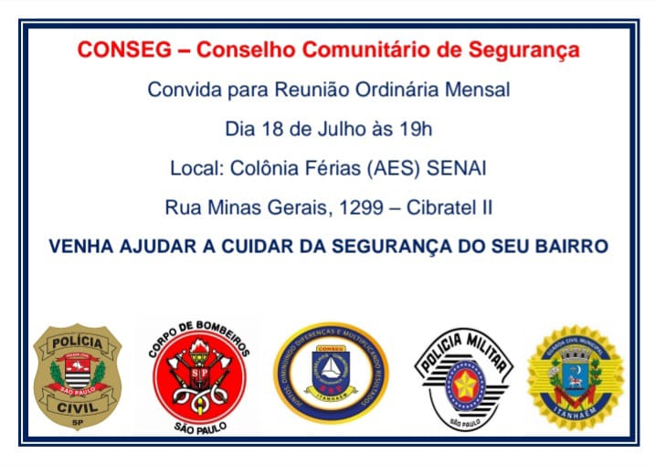 CONSEG - Conselho Comunitário de Segurança