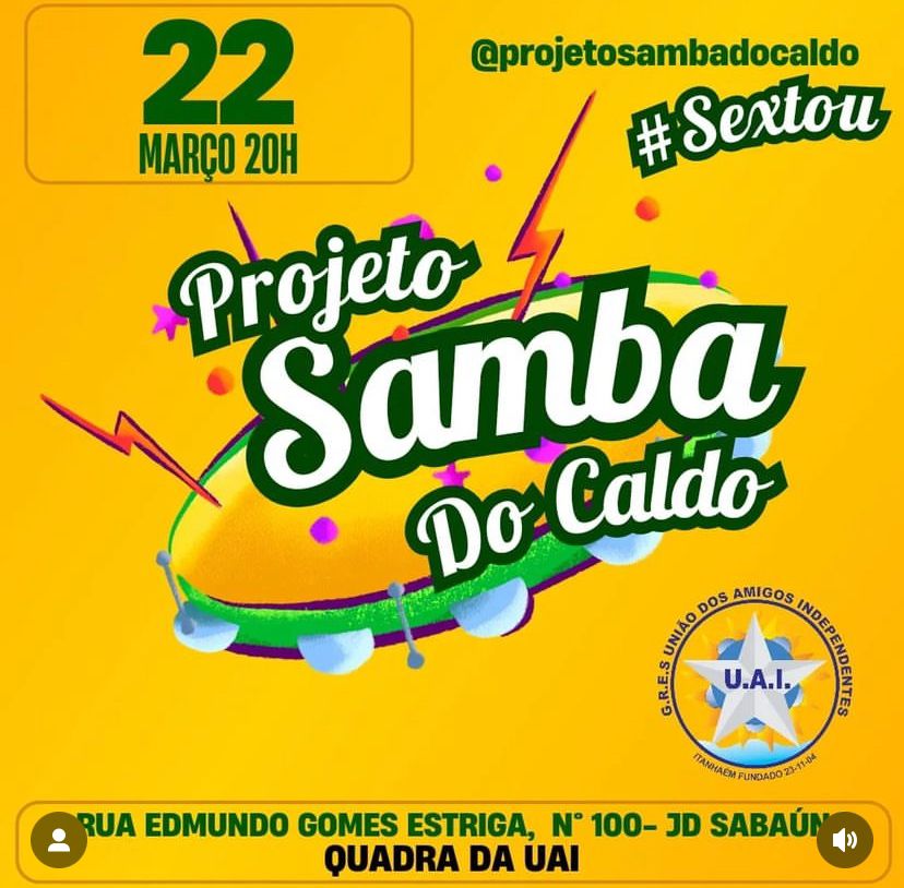 Projeto Samba do Caldo na UAI