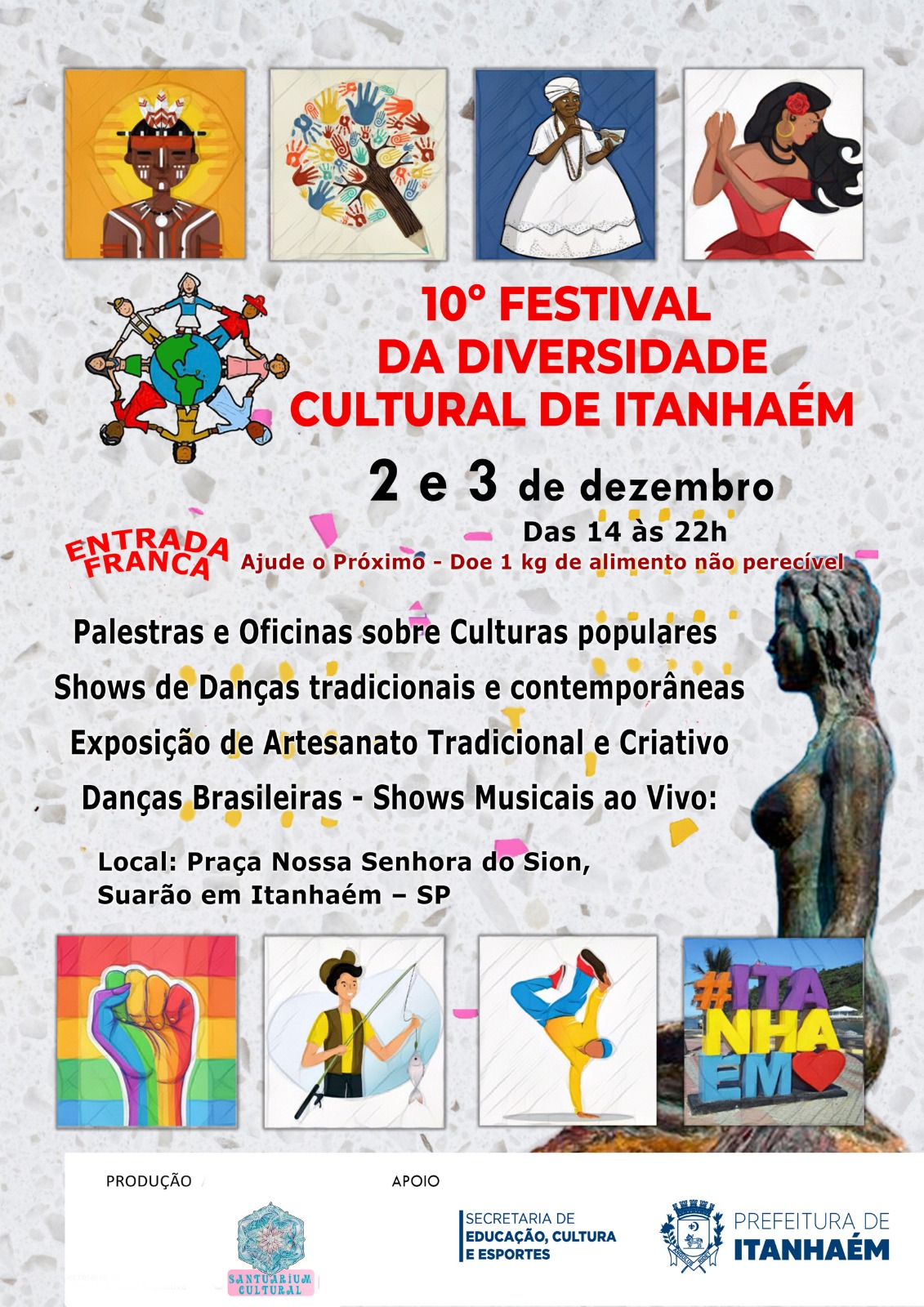 10 festival da diversidade cultural de itanhaém