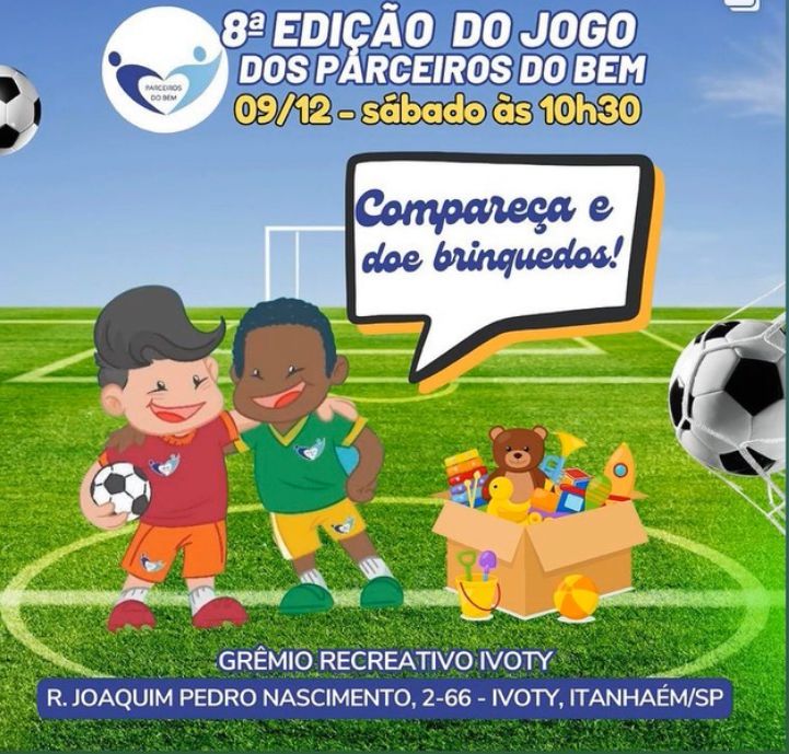 8 edição do jogo parceiros do bem